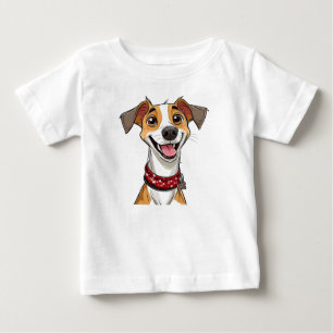 Cheerful dog with a big, happy smile baby T-Shirt