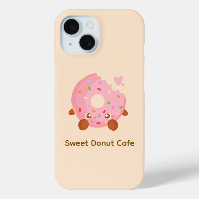 Cheerful Donut With Sprinkles Case-Mate iPhone Case (Back)