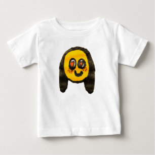 Cheerful Doodles Emoji Girl Drawing Baby T-Shirt
