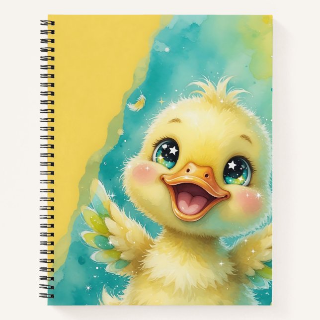 Cheerful Duckling Notebook (Front)