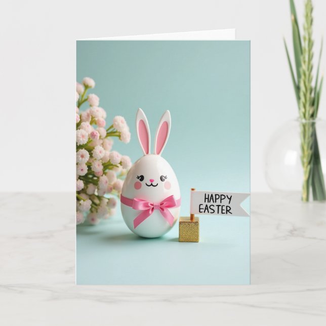 Cheerful Egg Celebration Card (Front)