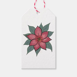 Cheerful Elegant Floral Gift Tag