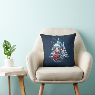 Cheerful elf cushion