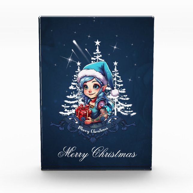 Cheerful elf   photo block (Front)
