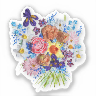 Cheerful Floral Stcikers