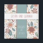 Cheerful Flowers Fun Inspirivity Wedding magnets<br><div class="desc">These fun wedding magnets features some cheerful and colourful flowers. Great for wedding favours or save the date reminders. The pretty design has a whimsical look that is perfect for the spring or summer wedding season. Find beautiful matching items in the “Cheerful Flowers” Inspirivity Collection. Don’t forget to check out...</div>