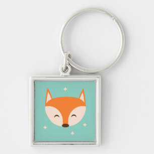 Cheerful Fox Key Ring