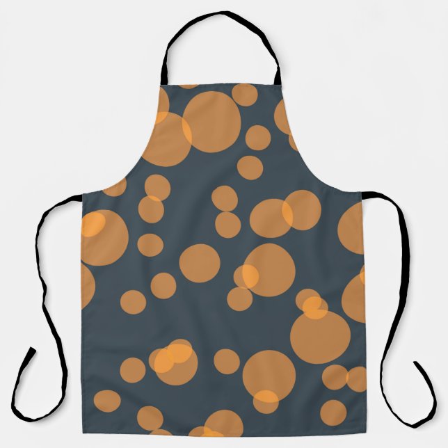 Cheerful fun circle pattern in celebration concept apron (Front)