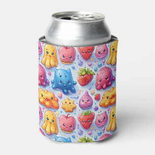 Cheerful funny cute sweets Can Cooler