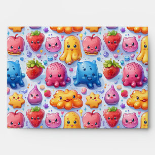 Cheerful funny cute sweets Envelope