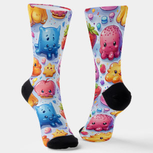  Cheerful funny cute sweets  Socks