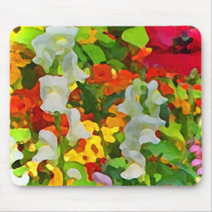 Cheerful Garden Colours Mouse Pad