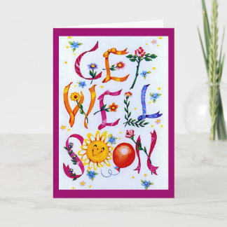Cheerful Get Well Card