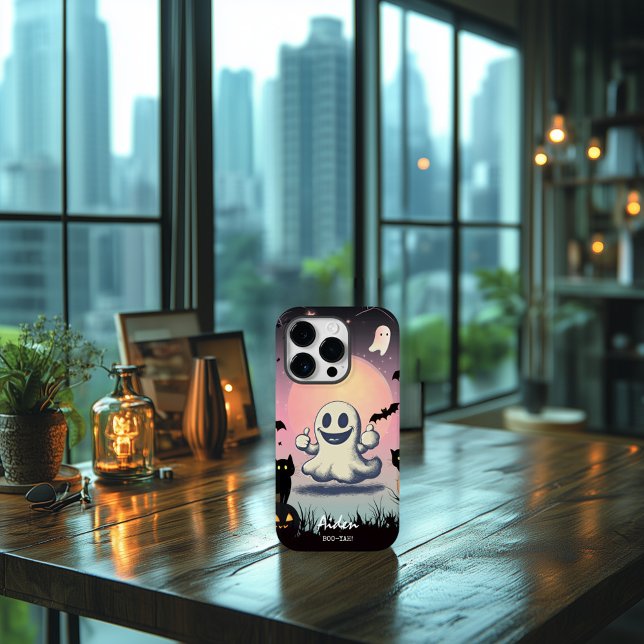 Cheerful Ghost - Spooky Fun Year-Round Case-Mate iPhone Case (Creator Uploaded)