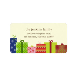 Cheerful Gifts Address Labels