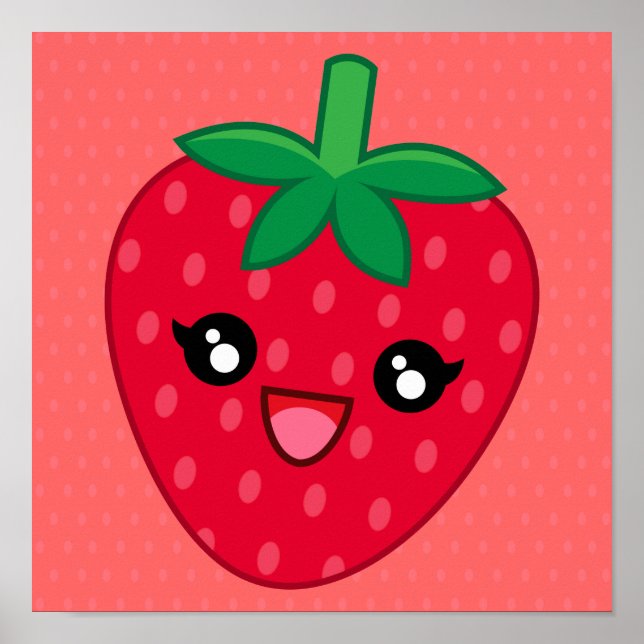 Cheerful Ichigo Poster (Front)