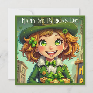 Cheerful Leprechaun - St. Patrick's Day Lucky Char