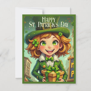 Cheerful Leprechaun - St. Patrick's Day Lucky Char