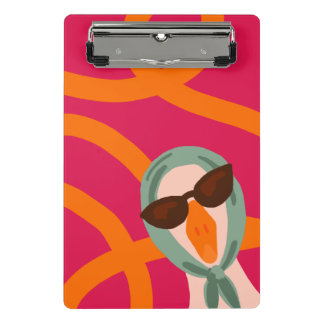Cheerful mini clipboard with Sassy Goose