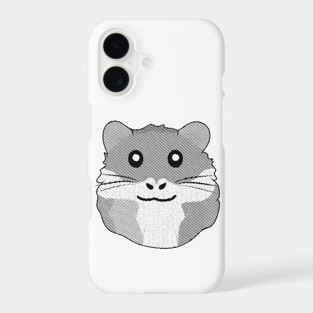 Cheerful Minimalist Hamster Samsung Galaxy S21+ Case (Back)