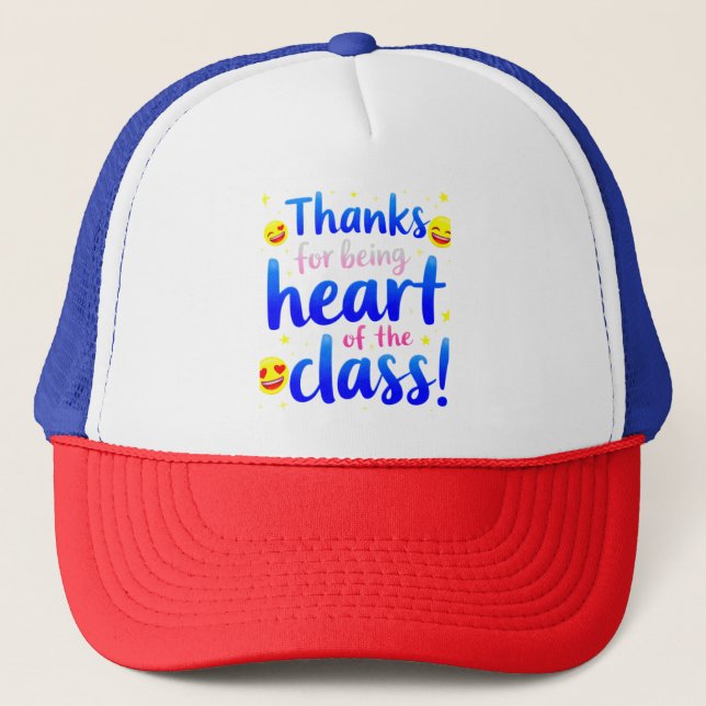 Cheerful Motivational Classroom Message  - Hat (Front)
