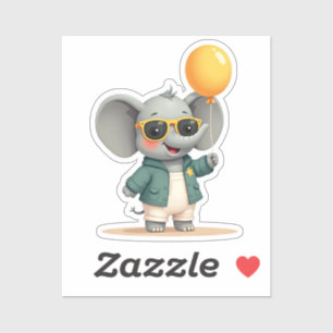 Cheerful Party Elephant   Cute Celebration Pal