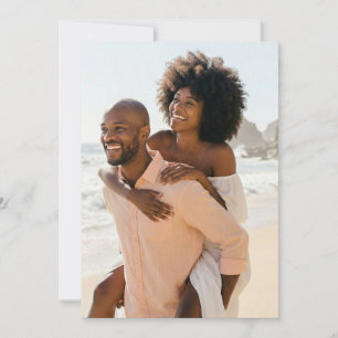 Cheerful Pastel Beach Photo Invitation