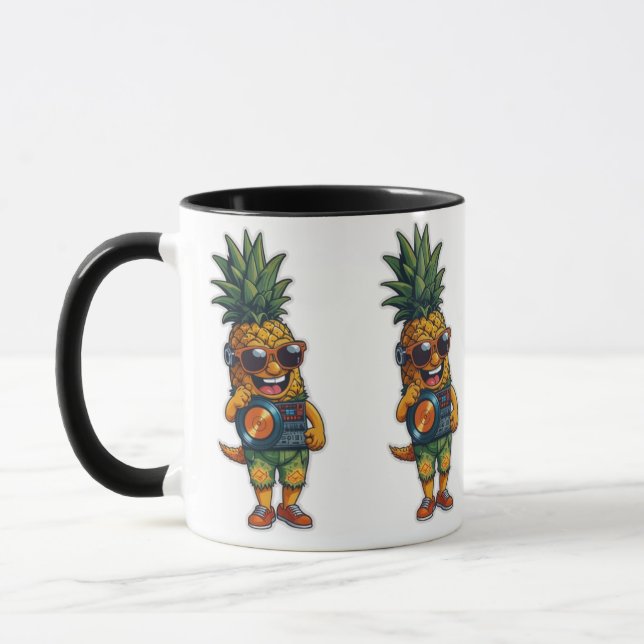 Cheerful Pineapple Mug (Left)