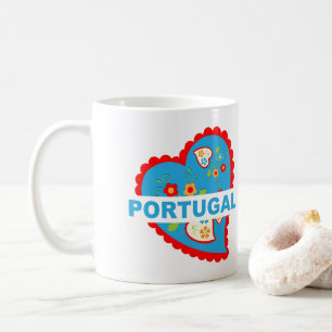 Cheerful Portuguese heart Coffee Mug