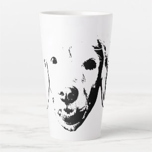 Cheerful Pup Latte Mug