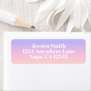 Cheerful Rainbow Ombre Kids Birthday Pastel Party