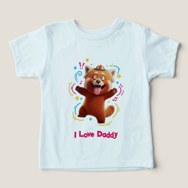 Cheerful Red Panda 3D Cartoon  (Design Front)