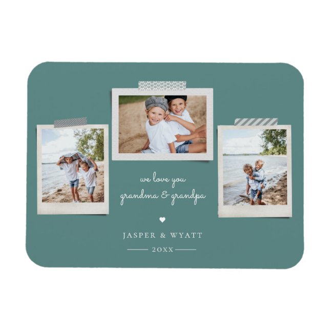 Cheerful Sentiments Snapshot Photo Magnet (Horizontal)
