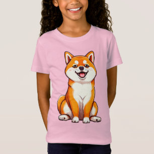 Cheerful Shiba Inu dog T-Shirt
