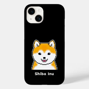 Cheerful Shiba Inu Pixel Art Case-Mate iPhone Case