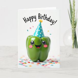 Cheerful Smiling Birthday Card