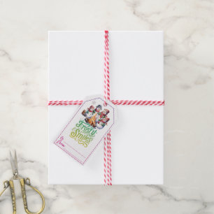 Cheerful snowman gift tags