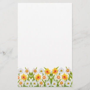 Cheerful Spring Daffodils Stationery
