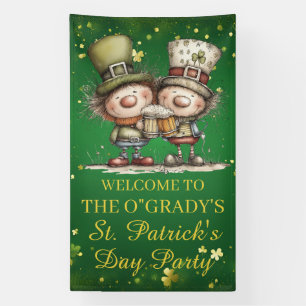 Cheerful St. Patrick’s Day Party Illustration Banner