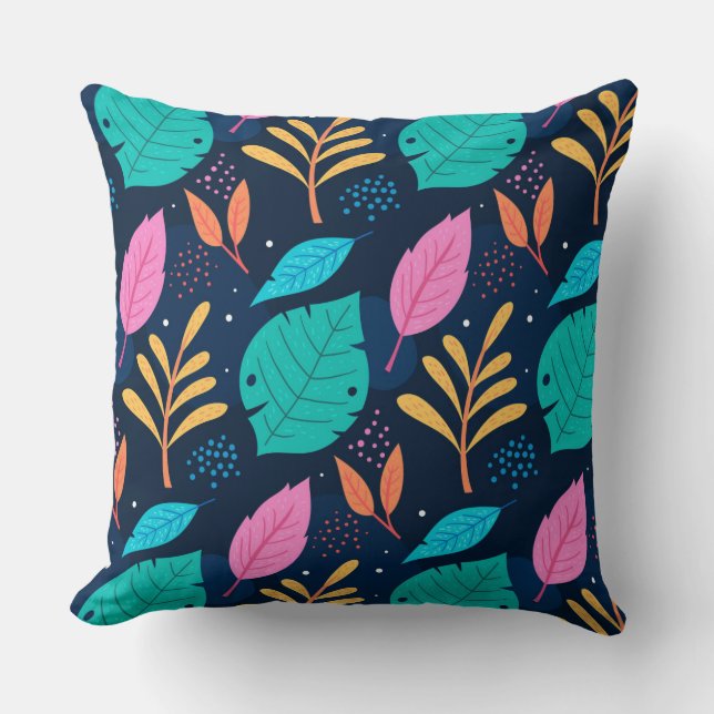 Cheerful Tones Decorative Pillow (Front)