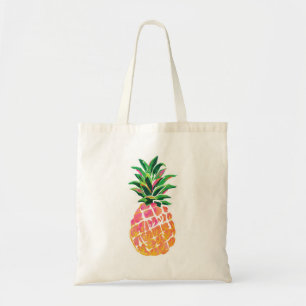 Cheerful Tropical Hawaiian Pineapple Tote Bag