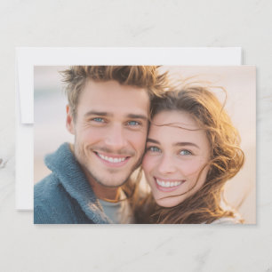 Cheerful Warm Beach Photo Invitation