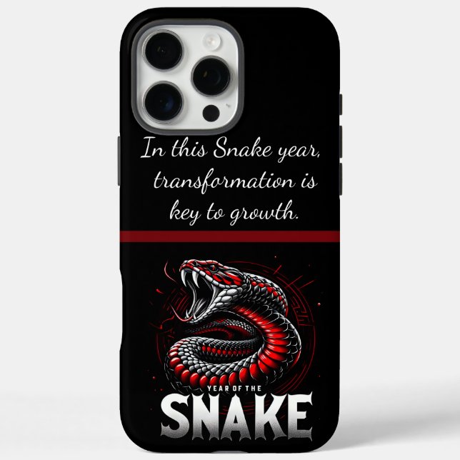 Cheerful Year of the Snake celebration Case-Mate iPhone Case (Back)