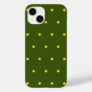 cheerful yellow polka dots Case-Mate iPhone 14 case