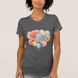 Cheerfully Floating Balloon Bunch Description: T-Shirt