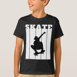 Cheerfully Skateboarding Weekends Quote 2 T-Shirt