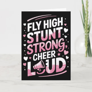 Cheering Cheerleader Quote For Cheer Cheerleading  Card