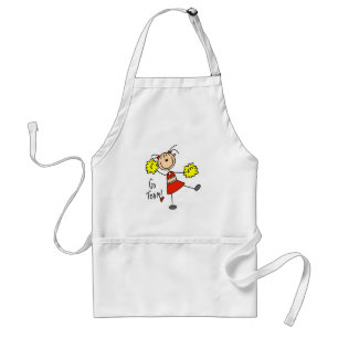 Cheering Go Team Tshirts and Gifts Standard Apron