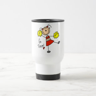 Cheering Go Team Tshirts and Gifts Travel Mug