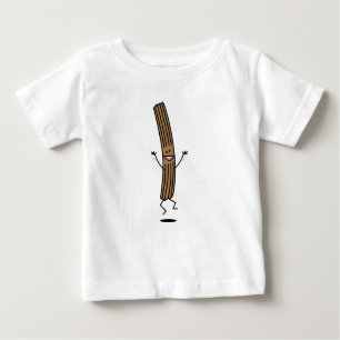 Cheering Jumping Churro Baby T-Shirt